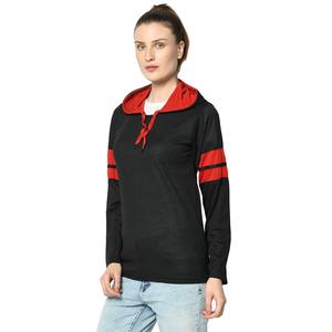 Pull-over à capuche personnalisé pour femmes Logo personnalisé à manches longues fermeture éclair complète tricoté polaire Vêtements femmes élégant à capuche tricot - Product Image 2