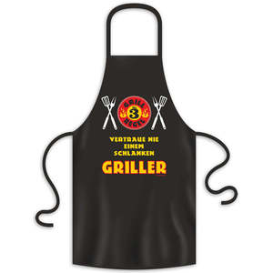 <b>BBQ</b> Accessories Trustworthy Grilling <b>Apron</b> Rule No. 3-Never Trust a Slim One! - Product Image 1