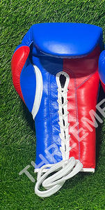 Guantes Profesionales de Piel para MMA y Kick Boxing con Cierre de Cordones y Agarre Elástico - Guantes de Entrenamiento Personalizados - Product Image 5