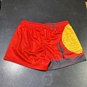 Pantalones Cortos de Rugby Unisex 100% Poliéster, Logotipo Bordado Personalizado, Color Sólido, Diseño Transpirable con Su Propio Logotipo - Product Image 2