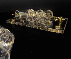 Juego de Tazas Elegantes de Plástico Estilo Animal Judaica con Bandeja, Precio de Fábrica 2025, Vajilla Duradera para Café, Té, Postres, Decoración del Hogar - Product Image 5