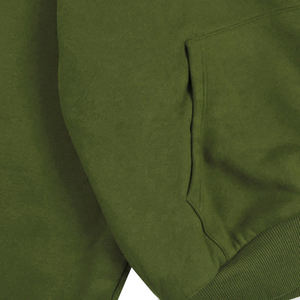 Sweat à capuche double couche en coton personnalisé de haute qualité nouvelle mode Boxy Heavyweight Zip French Terry brodé pour l'automne - Product Image 2