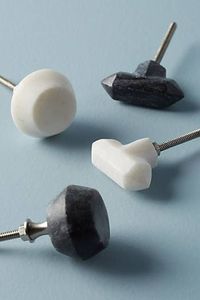 Perillas de Mármol Art Deco Ecológicas para Gabinetes, Cajones, Armarios, Herrajes para Muebles - Decoración del Hogar Hecha a Mano de Primera Calidad por Craft Exim - Product Image 2