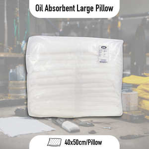 Coussin absorbant d'huile en polypropylène blanc, tampon anti-déversement, atelier industriel, marine, OEM - Product Image 2