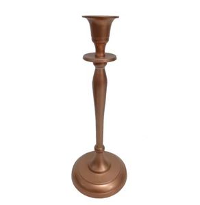 Finished Aluminum Large Size <b>Floor</b> <b>Candle</b> Pillar <b>Holder</b> Classic Design <b>Candle</b> Stand Handmade Home Decoration Copper Antique - Product Image 1