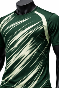 Camiseta de Fútbol Sublimada Personalizada, 100% Poliéster, Transpirable, Ligera, de Secado Rápido, Cuello en V, Manga Corta, Unisex - Product Image 6