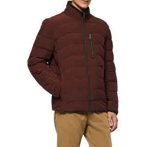 Veste matelassée en duvet de qualité supérieure pour homme avec logo personnalisé, veste d'hiver chaude pour l'extérieur, service OEM - Product Image 1