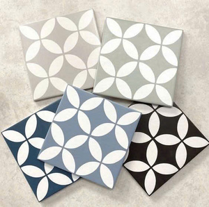 Azulejos de porcelana de estilo tradicional 300x600 patrón vibrante antideslizante antibacteriano resistente al ácido aislamiento térmico decorativo - Product Image 4