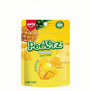Caramelos de Goma AMOS Peelerz Sabor Plátano, Bolsas de 6oz con Divertido Diseño de Cáscara de Plátano, la Capa Exterior se Desprende para Revelar un Centro Suave y Masticable - Product Image 1