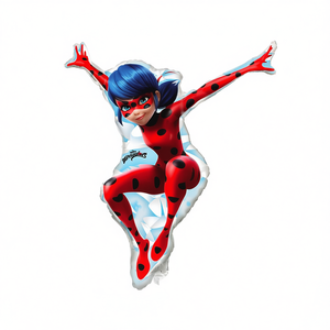 Globo de Aluminio con Forma de Mariquita, 85x76 cm, Decoración para Fiestas, Paquete de 2 Piezas - Product Image 2