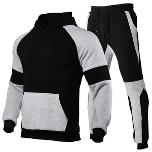 Survêtement en coton de haute qualité pour hommes ensemble de jogging personnalisé marque privée jogging vierge survêtement sweats à capuche pour hommes - Product Image 1
