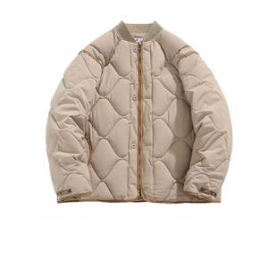 Chaqueta acolchada de invierno superventas de alta calidad para hombre, chaquetas acolchadas ligeras regulares para exteriores cálidas para hombre - Product Image 1