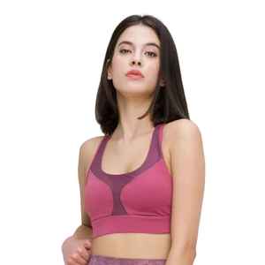 เสื้อชั้นในออกกำลังกายผู้หญิง ระบายอากาศดี เรียบง่าย โลโก้ด้านหน้า น้ำหนักเบา รองรับได้ดี เป็นมิตรกับสิ่งแวดล้อม ยืดได้สี่ทิศทาง แห้งเร็ว - Product Image 2