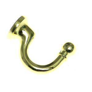 Crochet Cintre WP29-G03 Simple avec Boule-Laiton - Product Image 1