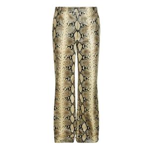 Pantalones de Piel Sintética con Estampado de Serpiente para Mujer, Talla Grande, para Fiestas y Clubes, Estilo Elegante y Moderno - Product Image 3