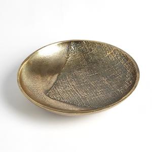 Plateau de service en métal de conception traditionnelle Plateau de luxe d'or de rouille Conception unique pour servir et pour la salade et le riz - Product Image 6