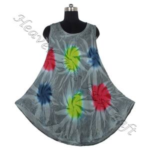 2025 Latest Fashion Summer Long Dress For Women Sleeveless <b>Beach</b> <b>Wear</b> <b>Cover</b> <b>Ups</b> Tie Dye Boho Gypsy Dress Rayon Evening Dress - Product Image 5