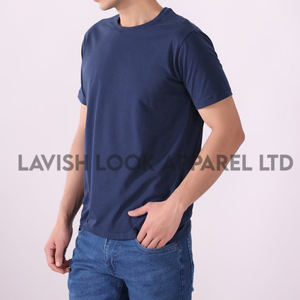 เสื้อยืดผ้าฝ้ายถักแบบพอดีตัวเสื้อยืดผู้ชายระบายอากาศได้ดีพิมพ์ลายหน้าจอว่างเปล่าแบบกำหนดเอง100% - Product Image 4