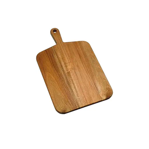 Planche à découper en bois d'acacia Produit de cuisine en bois de forme ronde Produit écologique de qualité supérieure Article de vente en gros - Product Image 4