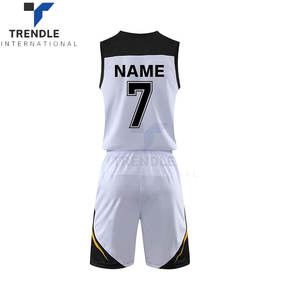 Maillot de basket-ball personnalisé pour adultes, garçons, hommes, uniforme personnalisé, équipe sportive, entraînement, vêtements de jeu, antibactérien, 100% polyester, personnalisé - Product Image 2