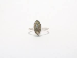 Hot Popular 925 Sterling Silver Hip Hop Vintage <b>Ring</b> Wholesale Jewelry with Natural Labradorite Gemstone Wedding Gift for Her - Product Image 3
