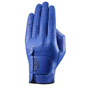 Gants de golf unisexes haut de gamme en cuir véritable respirant avec logo personnalisé, design à doigts complets pour usage sportif - Product Image 2