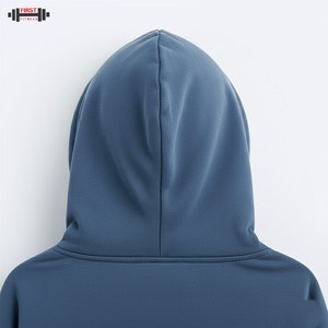 <b>Brown</b> Baggy Hoodie Blanks High Quality 100% Cotton <b>Fleece</b> Distressed Custom Stringless Puff Printing Oversized 300 Grams Winter - Product Image 4
