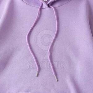 Sweatshirts pour femmes en tricot à capuche respirants surdimensionnés conçus sur mesure Style décontracté avec logo avant pour l'extérieur et l'hiver - Product Image 4