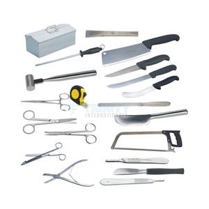 Kit post-mortem de alta calidad para uso hospitalario Kit post-mortem de acero inoxidable Instrumentos de autopsia reutilizables - Product Image 2