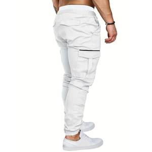 2024 <b>White</b> <b>Men</b> Cargo <b>Pant</b> Good Quality Make Own Best Soft Cotton Fabric Cargo <b>Pants</b> by Elegant Sports - Product Image 2