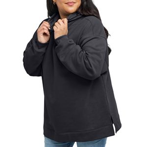 Sweat-shirt en molleton décontracté de taille moyenne pour femmes avec poche Kanga Sweats à capuche personnalisés pour femmes - Product Image 4