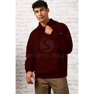 เสื้อฮู้ดโอเวอร์ไซส์สำหรับผู้ชาย, เสื้อมีฮู้ดโอเวอร์ไซส์ทรงหลวมลำลองสไตล์เรียบง่าย - Product Image 4