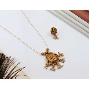 Conjunto de Collar con Colgante de Diseño Clásico para Mujer con Piedras Únicas, Joyería Elegante para Mujer, para Bodas, Fiestas y Ocasiones Formales - Product Image 3