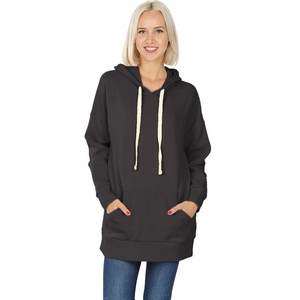 Plus Size 2025 High Quality Custom Crop Top Solid Breathable Fabric <b>Comfy</b> Fleece Pullover Women <b>Hoodies</b> - Product Image 4