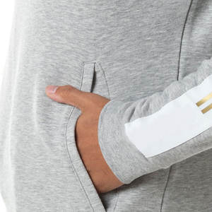 Ventes en gros de sweats à capuche unisexes en coton 100% de style basique, coupe régulière, épais, à carreaux, uni, teint en pièce, avec logo personnalisé, pour l'hiver - Product Image 2