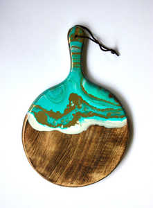 Planche à fromage en bois et résine de style vintage vaisselle décorer ustensiles de cuisine fruits légumes à découper utilisé dernier design ensemble de cuisine - Product Image 4