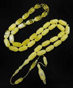 Rosario Turquesa ASSISTANCE, Diseño Ecológico, Pintado a Mano, Resina Natural, Tasbih, Cuentas de Oración, Decoración del Hogar, Venta al por Mayor - Product Image 5