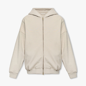 Sweat à capuche personnalisé pour homme, décontracté, automne-hiver, 100% coton, uni, teint, avec poche, respirant - Product Image 1