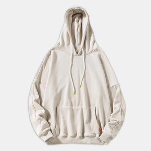 Men Hoodie Casual Pullover Fashionable <b>100</b>% <b>Polyester</b> Fleece Quick Dry Breathable Eco-Friendly Warm Streetwear Stylish Solid - Product Image 3