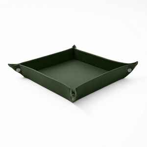Elegant Handmade PU Leather Tray with Velvet Cushion Base Customizable Plating Finish Premium Hospitality Tableware Collection - Product Image 4
