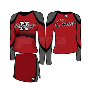 Uniforme de Animadoras de Talla Grande para Práctica, Diseño Más Reciente y Más Vendido - Product Image 2