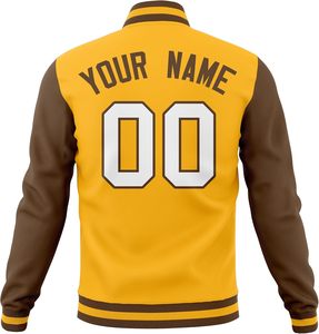 Chaqueta Universitaria Unisex Personalizada al por Mayor, Chaqueta de Lana Estilo Letterman, Chaqueta de Lona Vintage con MOQ Bajo, Diseño para Hombre y Mujer - Product Image 2