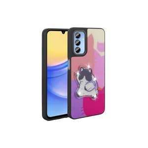 Coque en silicone JoieCreatif de luxe, motif emblématique, pour Samsung Galaxy A15, avec effet lumineux et gaufrage, protection intégrale, compatible A53 A34 A24 A21S A71 - Product Image 1