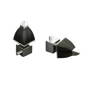 Décor à la maison décoratif en fer forgé bois fleuron pour embouts de tringle à rideau chrome tringle à rideau accessoires décor à la maison luxe - Product Image 2