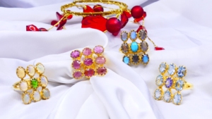 Anillo turquesa de labradorita Plata de Ley 925 MOQ bajo Alta calidad Estilo clásico vintage Piedra preciosa de ónix negro - Product Image 5