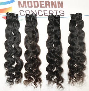 Extensions de Cheveux Vietnamiennes Vierges Remy Remy 100%, Tissage Long, Vague de Corps, Vague Profonde, Cheveux Humains, Temple - Product Image 6
