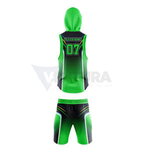 Ensemble de maillots et shorts de football à drapeau personnalisé durable, léger et élégant pour le jeu en équipe au Pakistan - Product Image 3