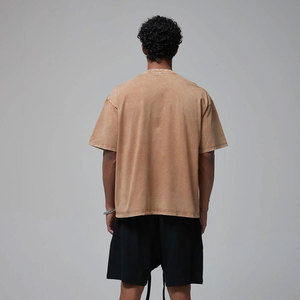 Men's Letter Graphic T Shirt Oversized Short Sleeve Casual <b>Aesthetic</b> Print T-Shirt - Product Image 2