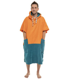 Wholesale 100% Cotton Adult Hooded <b>Poncho</b> <b>Towel</b> Adult Hooded Microfiber Hoodie <b>Poncho</b> As Beach Changing <b>Towel</b> Robe - Product Image 2