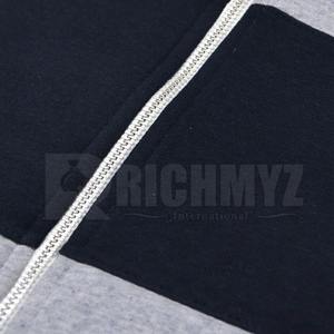 Sudadera con Capucha y Cremallera para Hombre, Estilo Urbano, Personalizada con su Propio Logotipo, Sudadera con Capucha y Cremallera de Dos Colores - Product Image 3